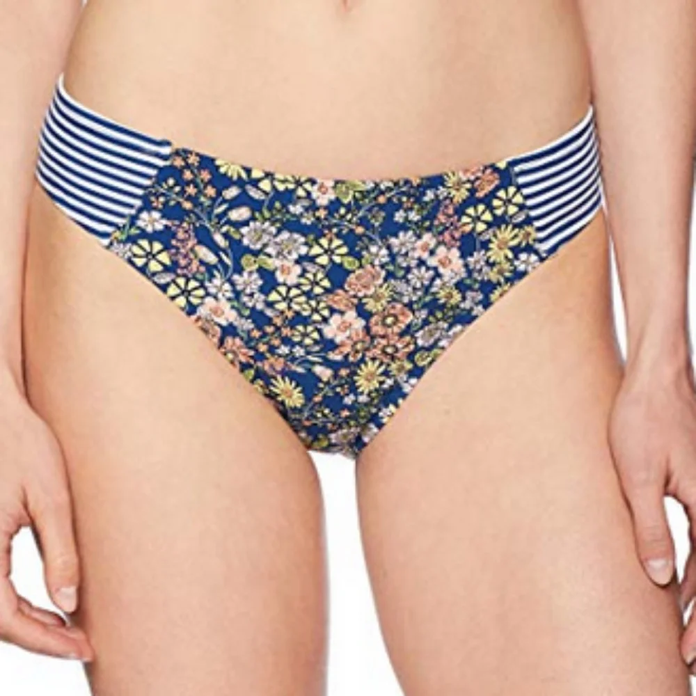 NWT Kenneth Cole Contrast-Side Hipste bottom swim